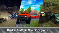 Tow Truck Emergency Simulator: offroad e cidade! Screen Shot 7
