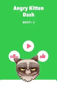 Angry Kitten Dash Screen Shot 1