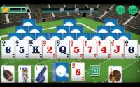 Touch Down Football Solitaire Tri Peaks Screen Shot 1
