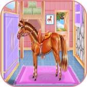 Horse care girls games