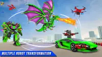 Monster Robot Wars: New Dragon Robot Car Game 2021 Screen Shot 0