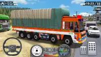 भारतीय ट्रक ड्राइविंग गेम Screen Shot 1