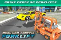 Real Car Traffic Forklift Sim Screen Shot 0