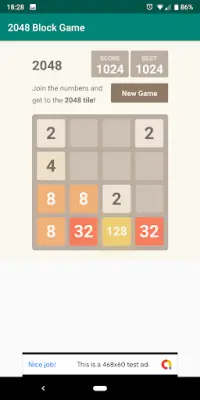 2048 Screen Shot 3