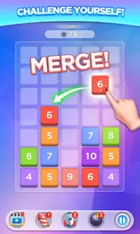 Merge Number Puzzle Screen Shot 0