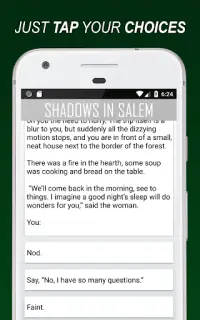 Shadows In Salem: A Text-Based Choices RPG Screen Shot 2
