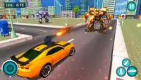 Flying Superhero Car Robot Transform Wars Games Screen Shot 8