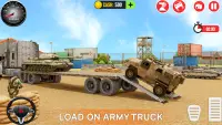 Gry ciężarówek armii Screen Shot 2