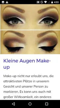 Augen Make-up Kurs Screen Shot 3