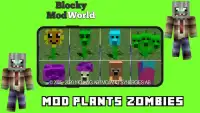 Mod Plants vs. Zombies [For MCPE] Screen Shot 1