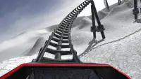 VR Snowy Roller Coaster Screen Shot 0