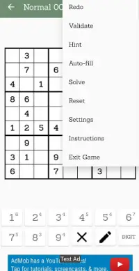 Sudoku Screen Shot 2