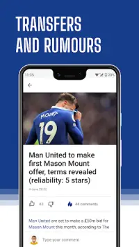 Blues Live – Football fan app Screen Shot 4