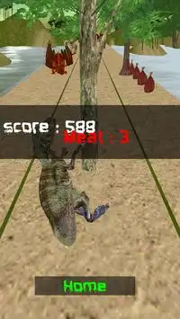 Jungle Raptor Run 3D Screen Shot 7