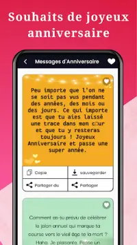 Messages souhaite collection Screen Shot 1