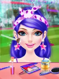 Cheerleader Star Makeover Salon : Indian Cricket Screen Shot 1