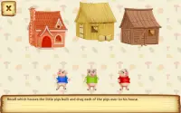 Three Little Pigs - Fairy Tale with Games Screen Shot 7