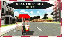 Fries Hawker Cycle Rider Sim Screen Shot 1