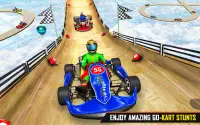 Go Kart Ramp Car Stunt Games Screen Shot 10