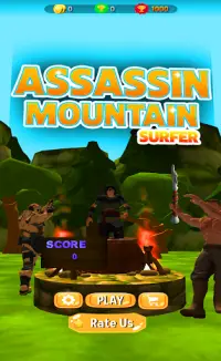 Assassin Mountain Surfer Screen Shot 0