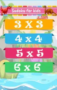 Jogo de Sudoku de dinossauro para crianças 3-8 ano Screen Shot 10