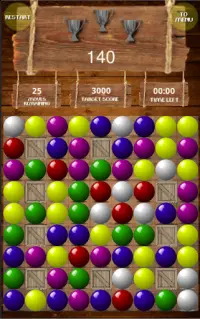 Marble Match three Puzzle game Screen Shot 1