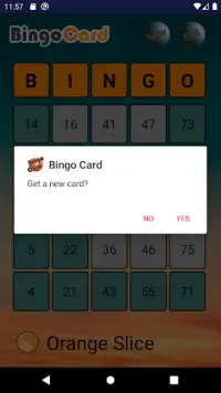 Bingo Card Screen Shot 2