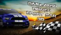 Simulator Driver Sport Car 3D Screen Shot 3