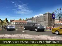 Cidade Limo Taxi Driving Sim Screen Shot 6