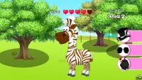 Bella's zebra bayi  - permainan hewan peliharaan Screen Shot 14