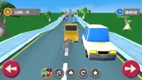 Racing Car Cartoon 3D Screen Shot 1