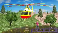새로운 구출 헬리콥터 시뮬레이션 Screen Shot 0