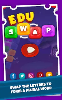 EduSwap Plurals Word Games: Search, Swap & Connect Screen Shot 8