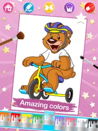 Driving Animals Coloring Pages Screen Shot 4