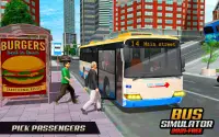 Big City Bus Passenger Transporter: Coach Bus Game Screen Shot 2