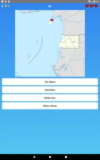 Equatorial Guinea: Regions & Provinces Map Quiz Ga Screen Shot 8