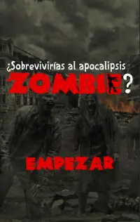 Quiz - ¿Sobrevivirías al apocalipsis zombie? Screen Shot 0