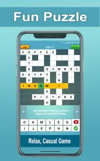 Fun Crossword Puzzle Screen Shot 1