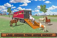 Horse Stunts Transporter Truck Screen Shot 0