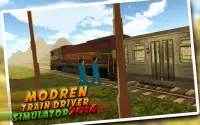 Modern Train Drive Sim 2016 Screen Shot 12