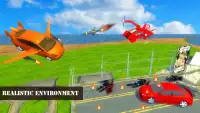 Flying Air Bus Ultimate : Monster Truck Shooter Screen Shot 4