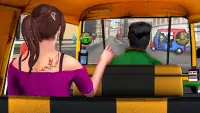 Modern Rickshaw Driving Games Screen Shot 4