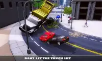 本当のダンプトラックシム3d：ゴミ箱のトラック都市のピックアップの実行 Screen Shot 3