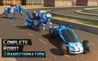 US Police Car Wild Panther Transform Robot Games Screen Shot 6