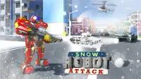 Snow Robot Attacks Screen Shot 3