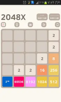 2048 المتطرفة (5X5) Screen Shot 1