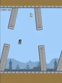 Flappy Man - Jetpack Screen Shot 3
