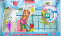 Sweet BabyGirl Princess Palace House Cleaning Game Screen Shot 1