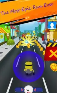 Banana Minion Subway Rush Screen Shot 1