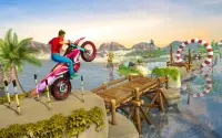 Impossible Bike Track Stunt Games 2021: Free Games Screen Shot 3